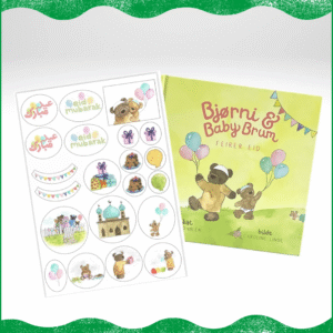 Bjørni og Baby Brum Feirer Eid & klistremerke